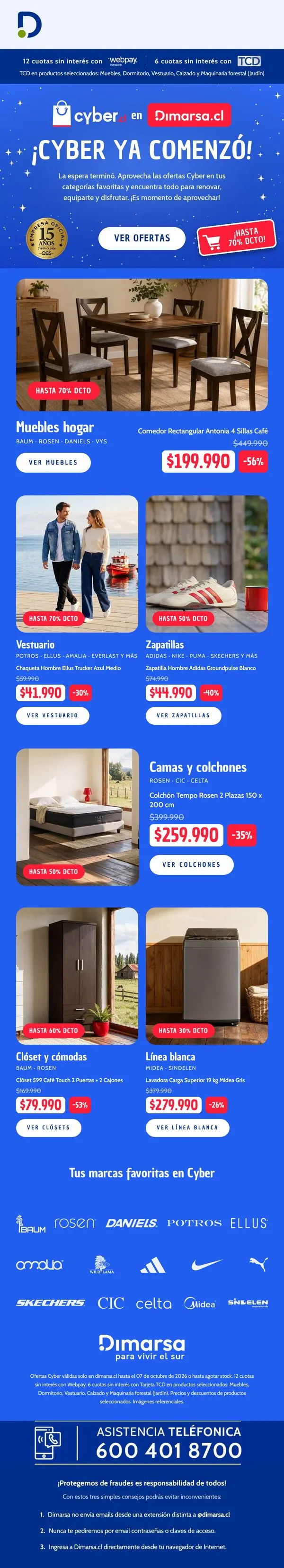 Mail Cyber comenzó.