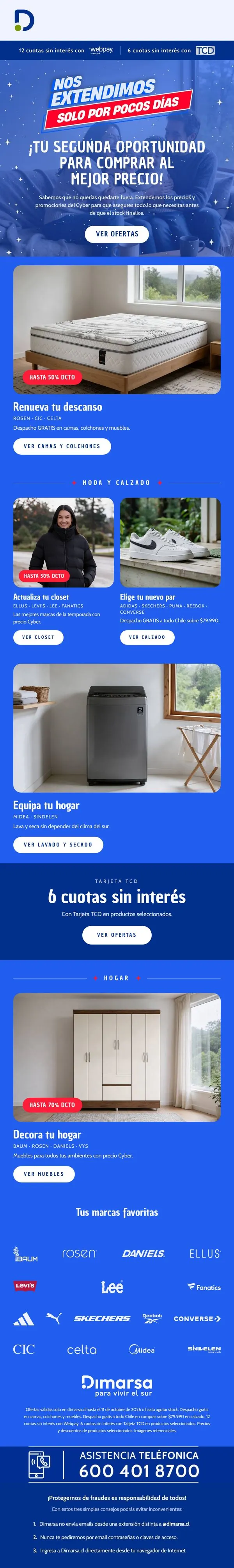 Mail de la extensión del Cyber.